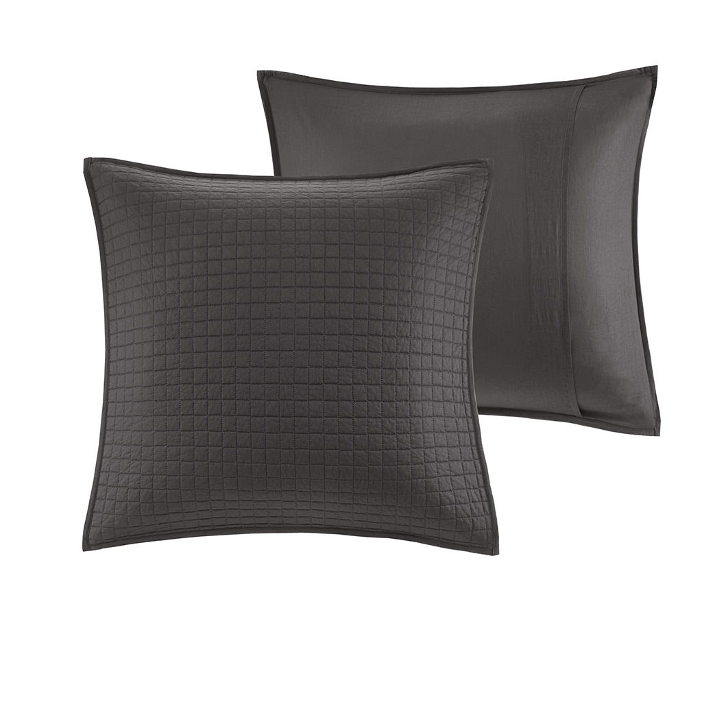 Brooklyn - Comforter Set - Charcoal