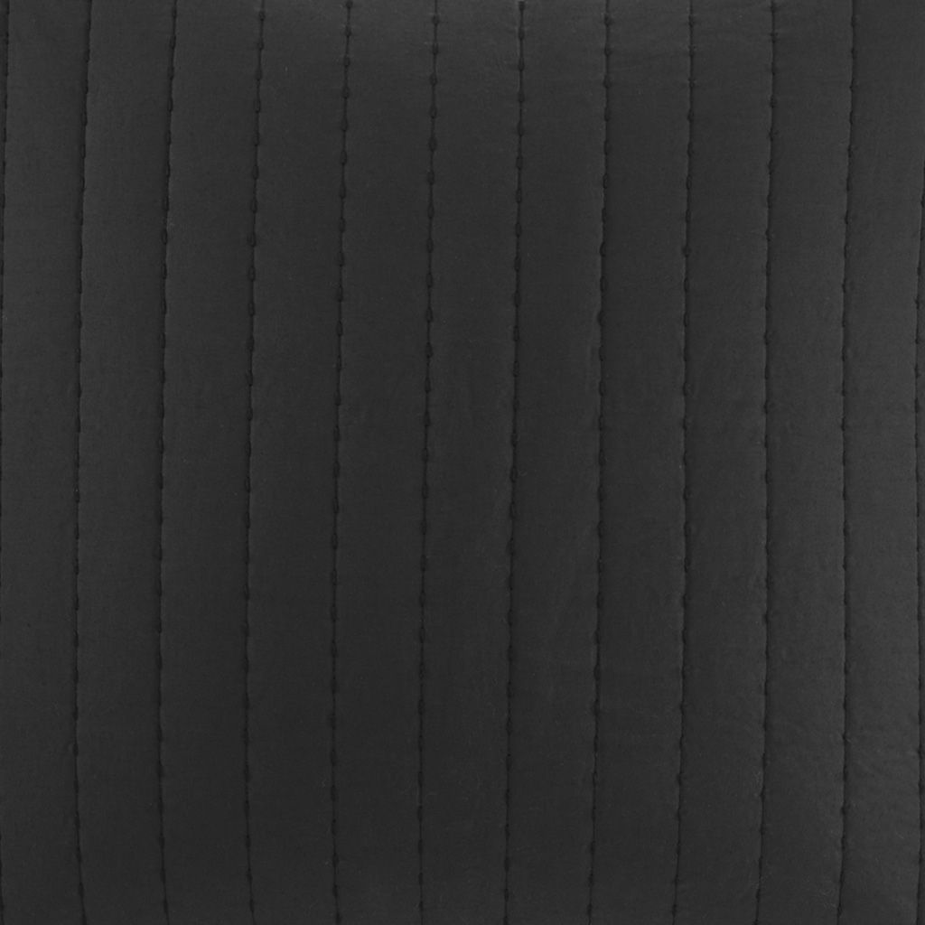 Camila - Quilted Euro Sham - Black