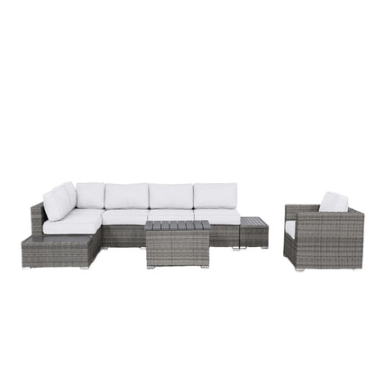 Stylish Entertainment Sectional Set, Outdoor Living