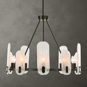 Ellipse - 10 Light Chandelier - Dark Bronze