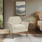 Newtin - Mid-Century Modern Lounge Chair - Beige