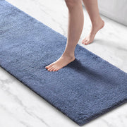 Marshmallow - 24" x 72" Bath Rug - Navy