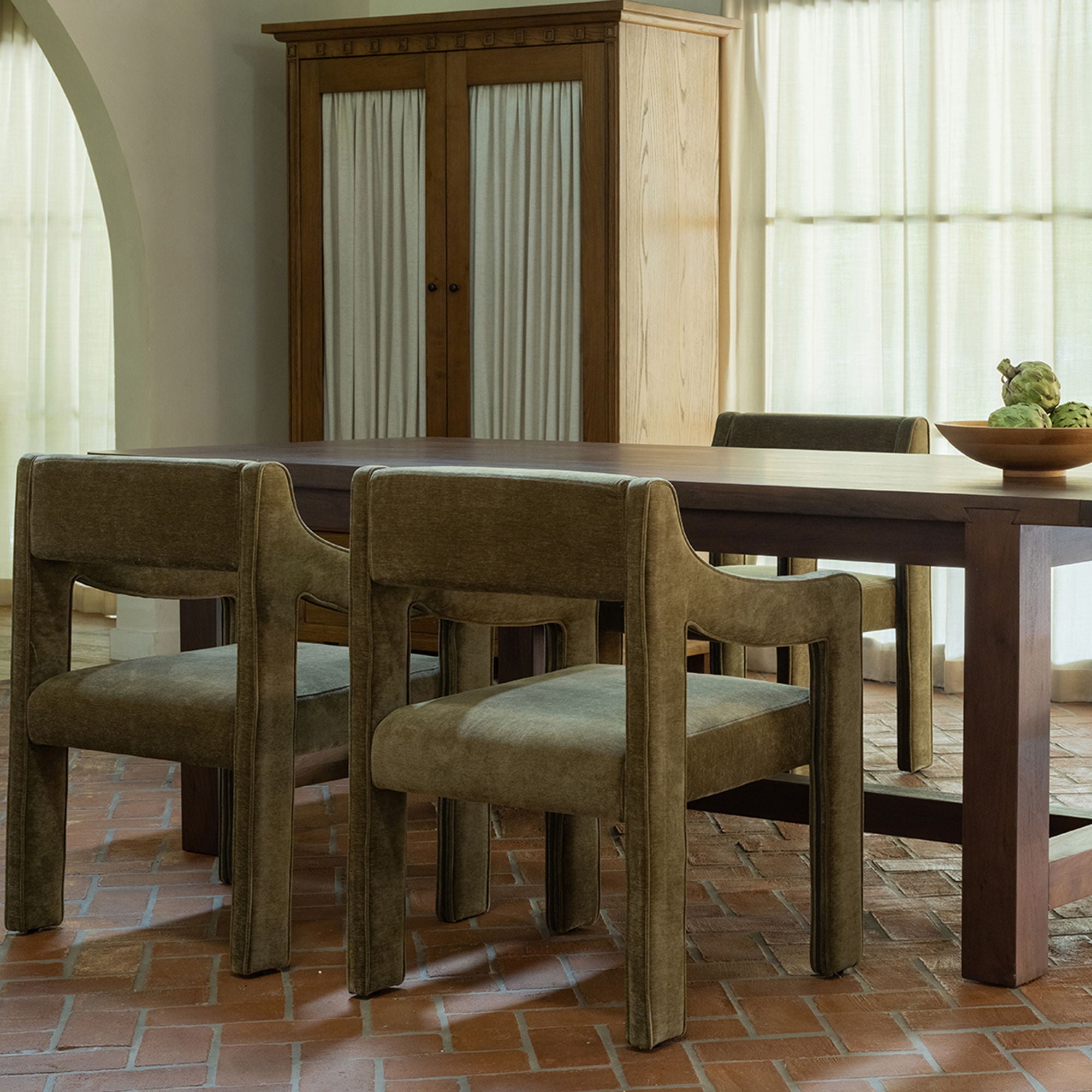Wilson - Dining Table Large - Warm Brown