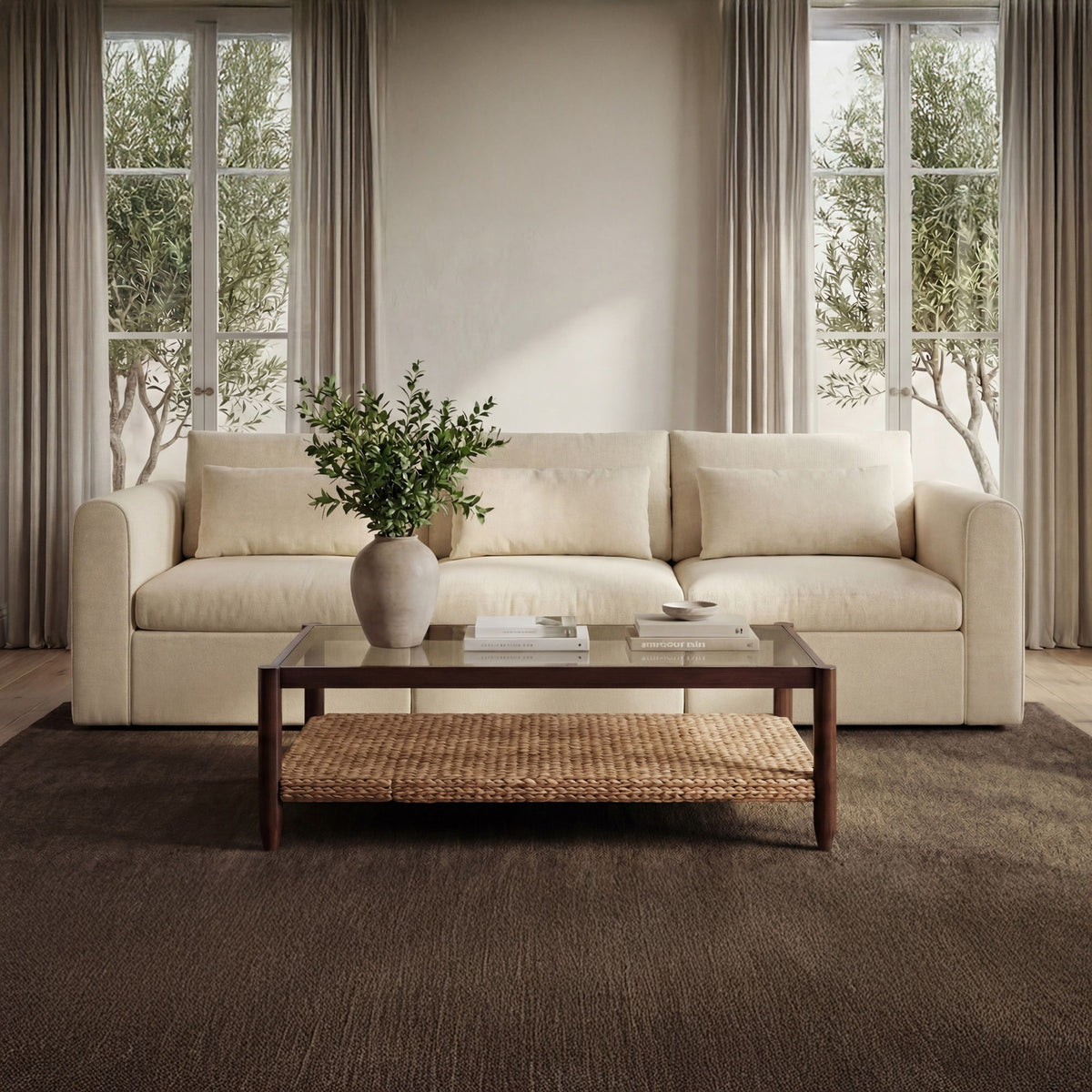 Swift - Right Arm Facing Chair - Light Beige