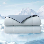 Cooling Lightweight - Full/Queen Down Alternative Comforter - Light Blue