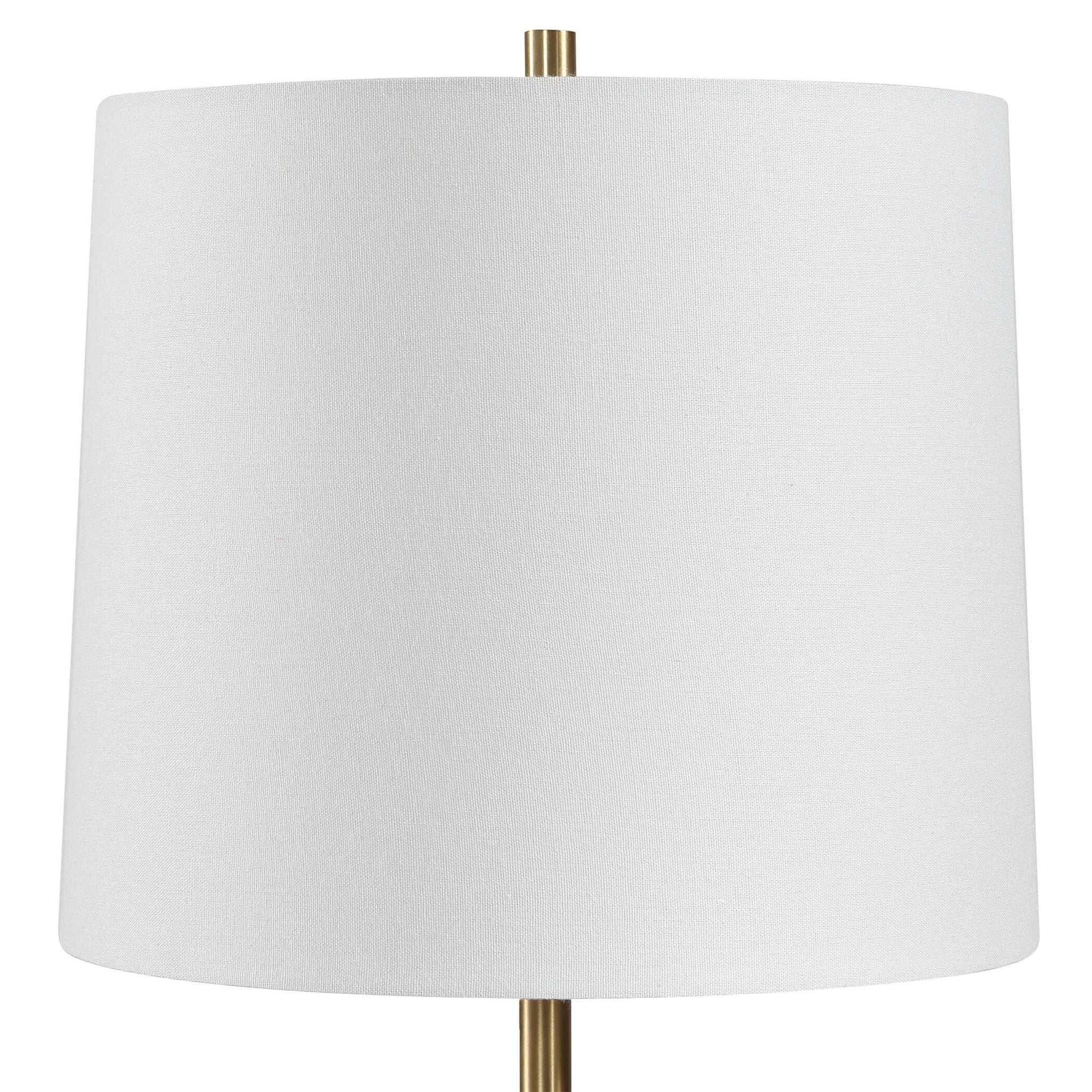 Kalo - Semi-Circular Table Lamp - Brown