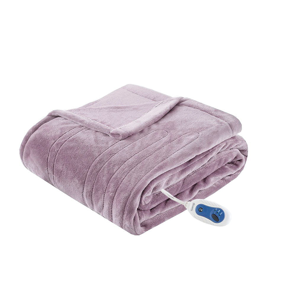 Heated Plush - Throw - Lavender
