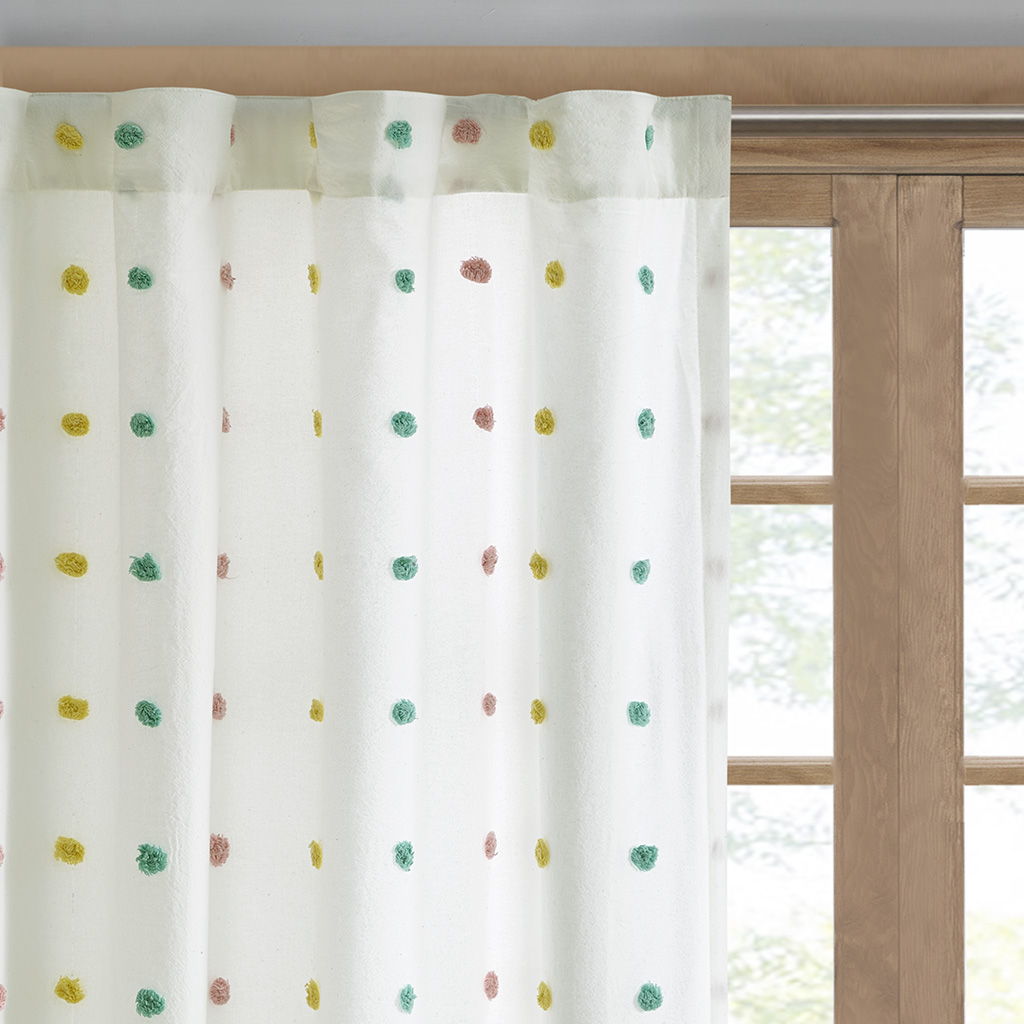 Callie - Pom Pom Window Panel - Multi