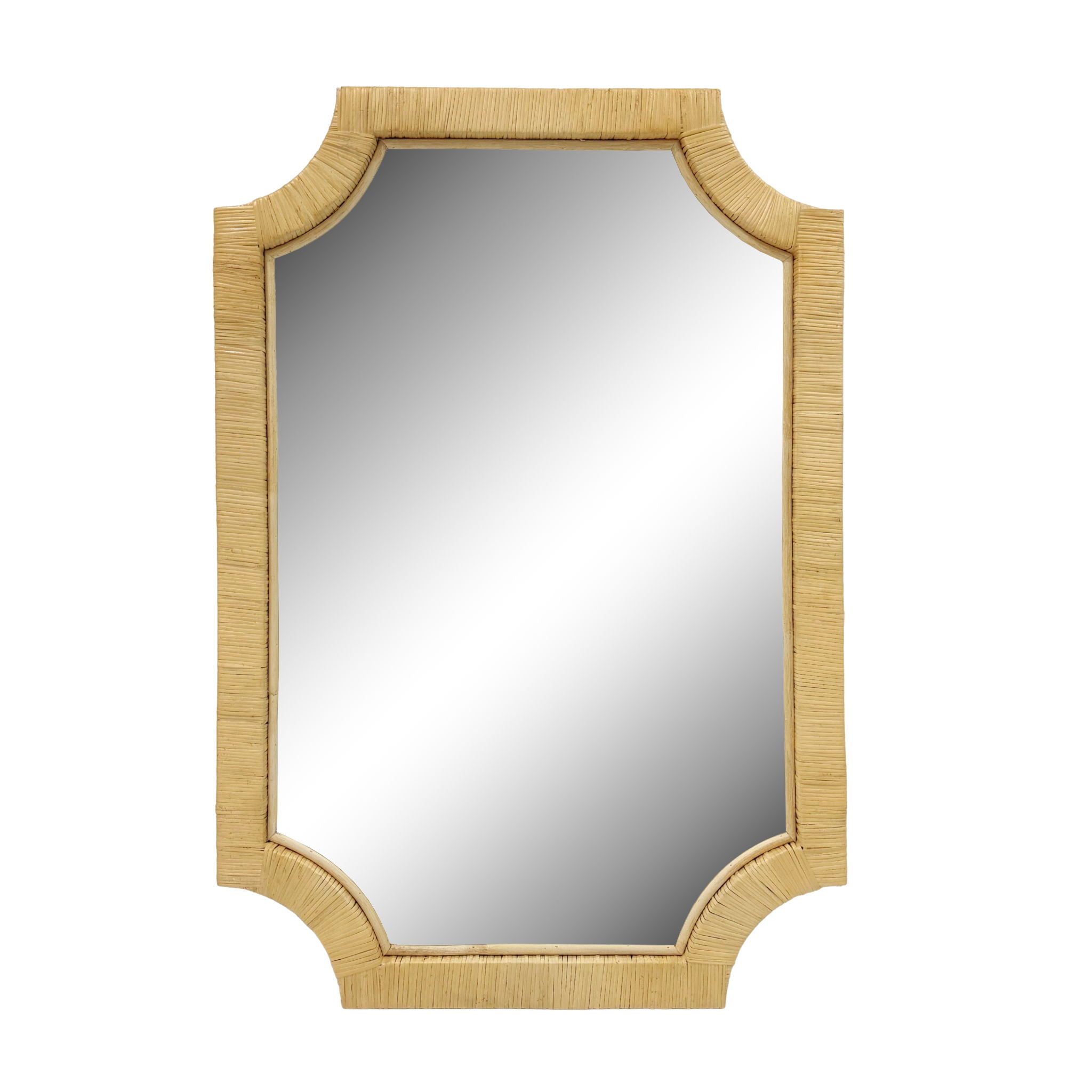 Averin - Natural Rattan Wall Mirror - Natural