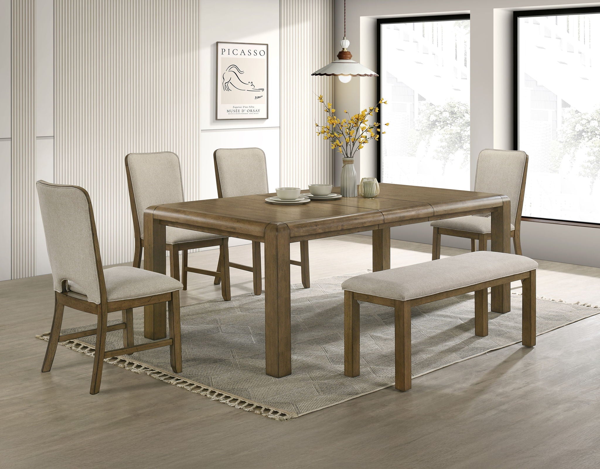 Cockrell - Bench - Light Brown / Beige