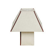 Josephine - Pyramid Table Lamp - Chocolate Brown