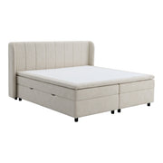 Adonia - Eastern King Storage Bed With Mattress Included - Beige