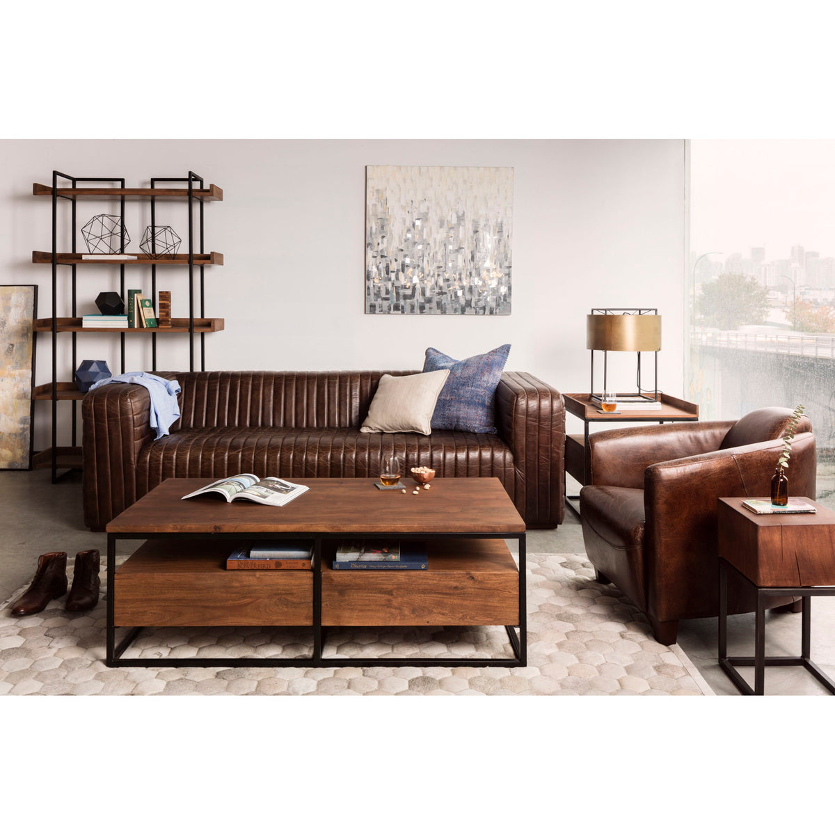 Castle - Sofa - Brown