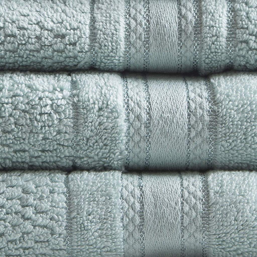Adrien - 6 Piece Towel Set - Seafoam