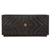 Faulkner - 4 Door Cabinet - Black