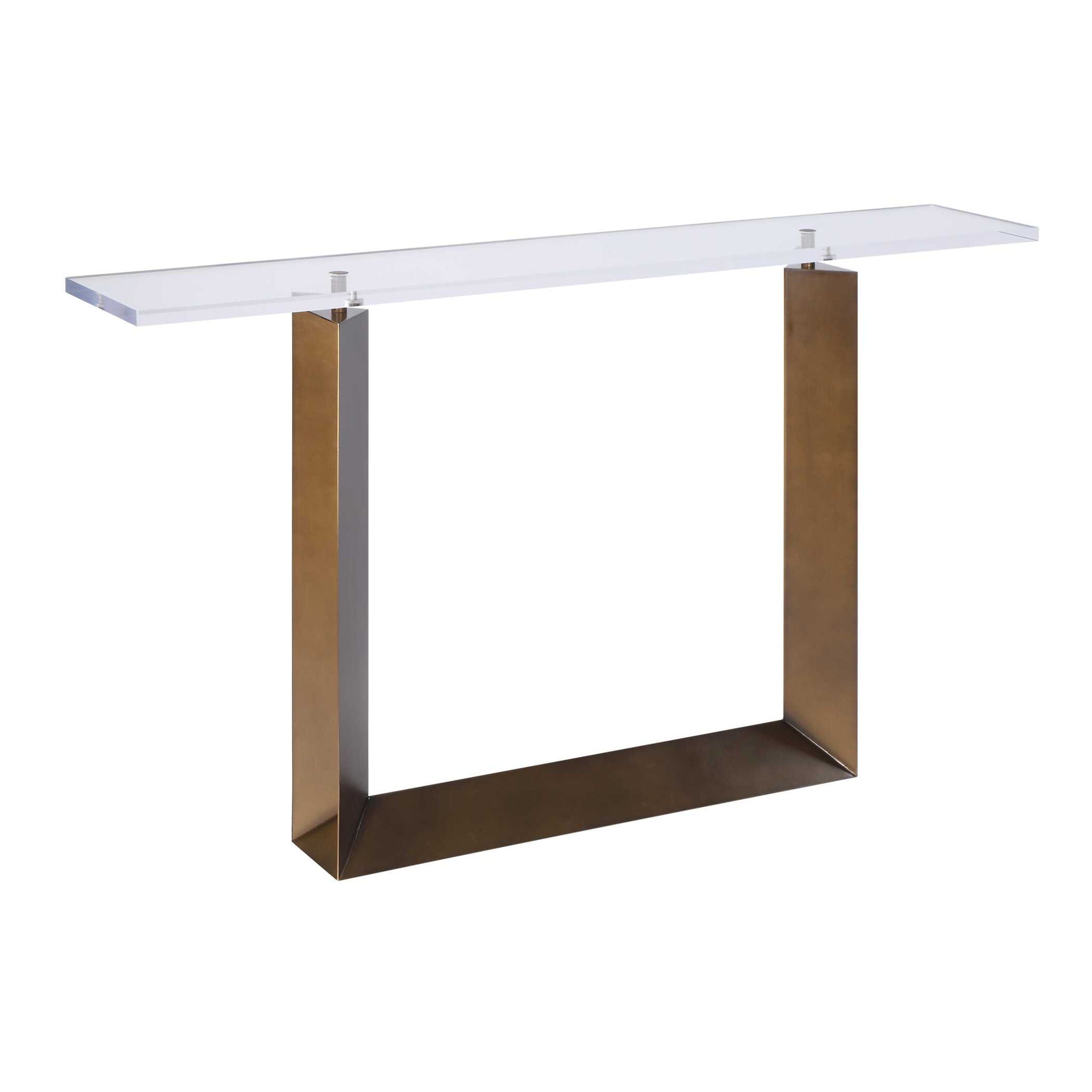 Mcelroy - Modern Console Table - Bronze