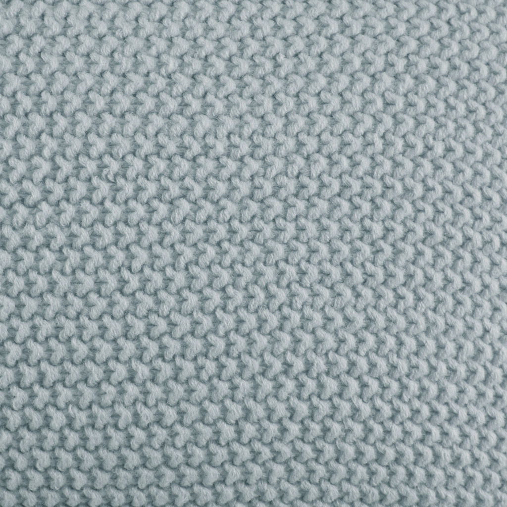 Bree Knit - Oblong Pillow Cover - Light Blue