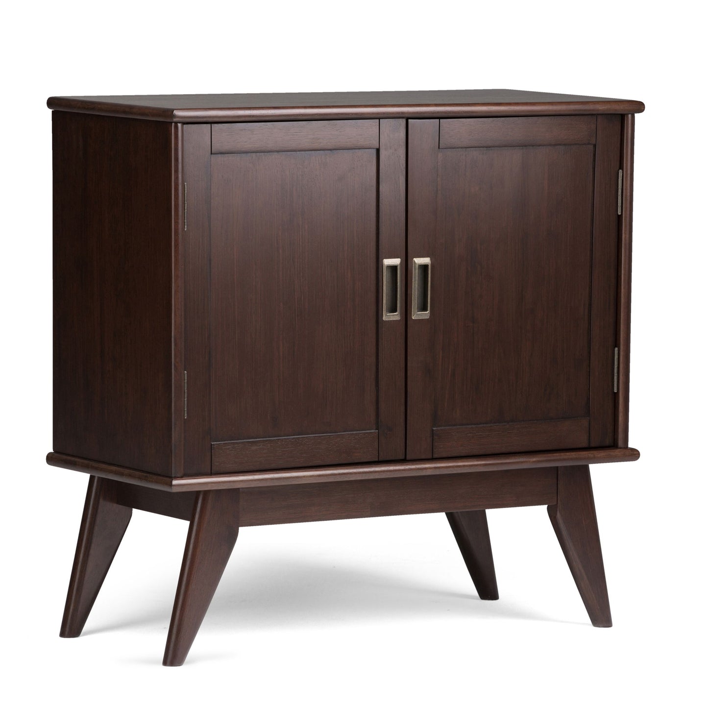 Draper - Low Storage Cabinet - Medium Auburn Brown