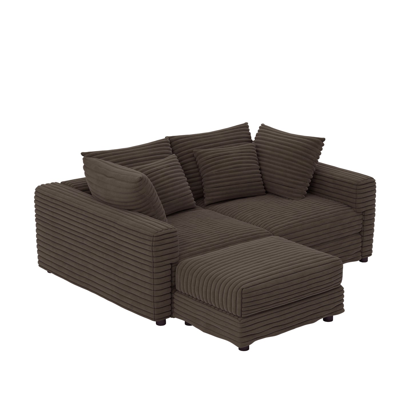 Modern Comfy Upholstered Sofa Cloud Couch & Deep Seat Couches