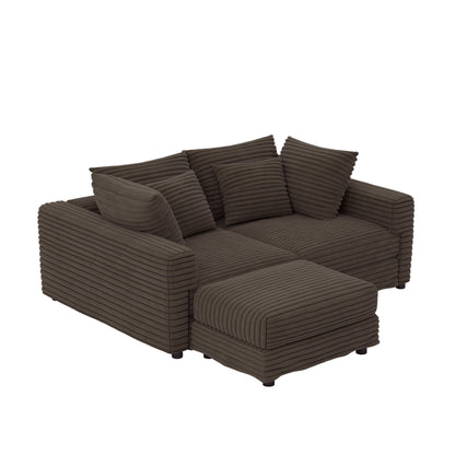 Modern Comfy Upholstered Sofa Cloud Couch & Deep Seat Couches