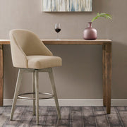 Pearce - Bar Stool With Swivel Seat - Sand