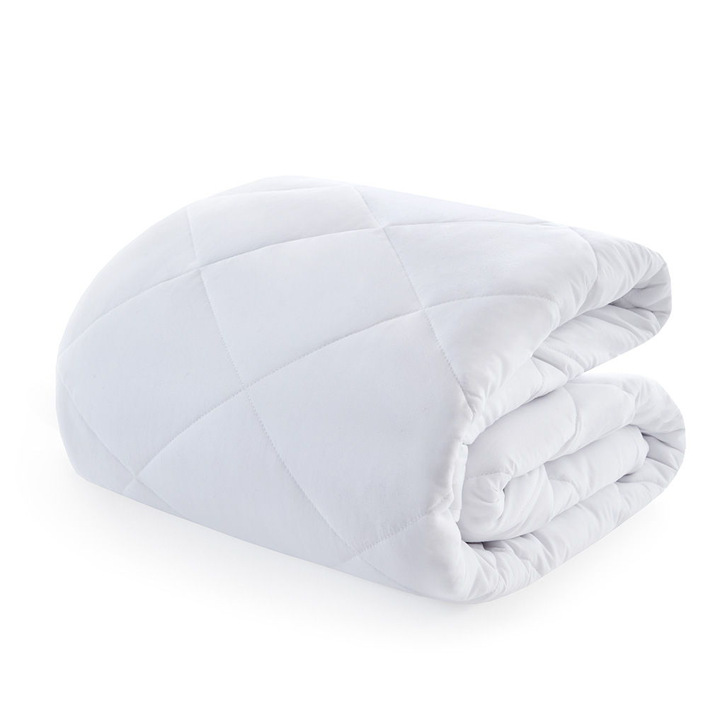 Microfiber Premium - Queen Mattress Pad - White