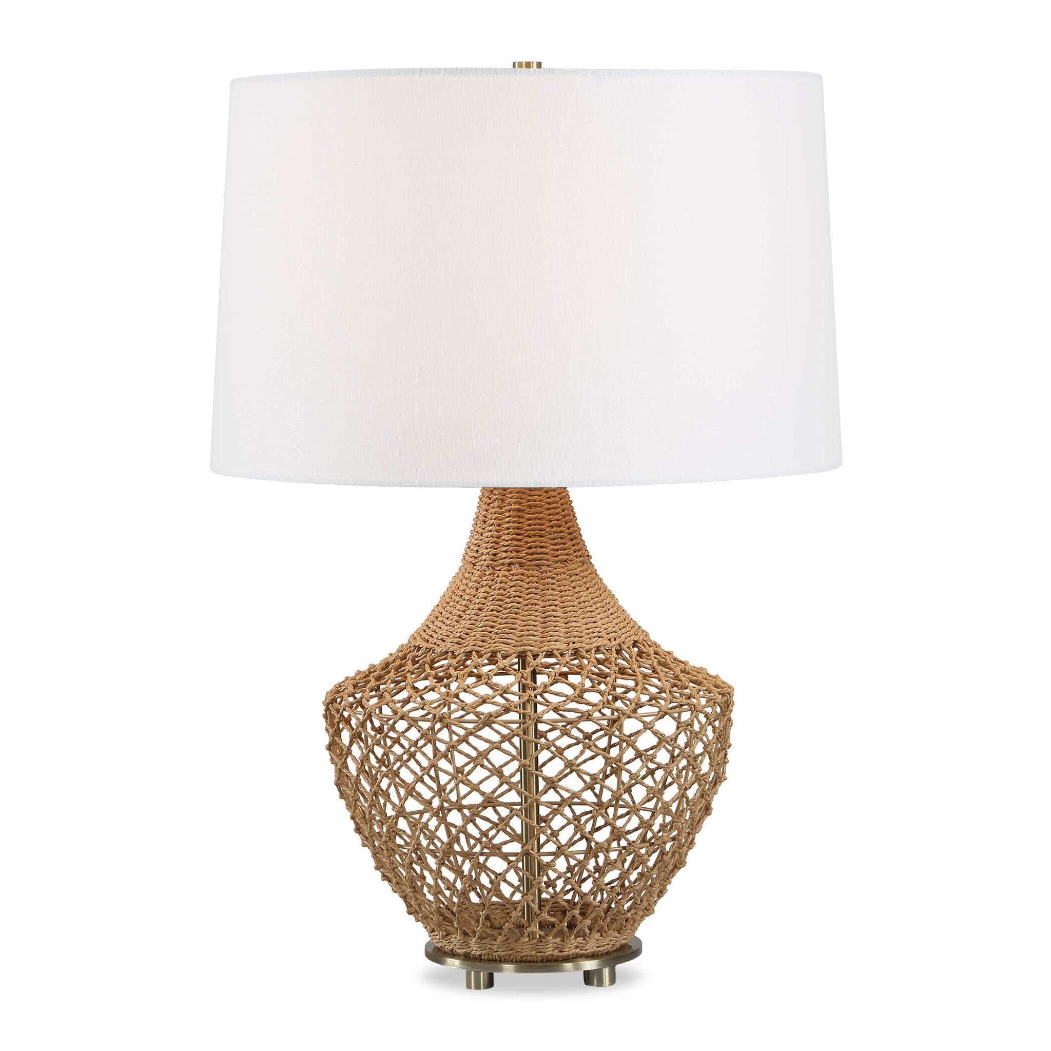 Samori - Rattan Table Lamp - Woodtone