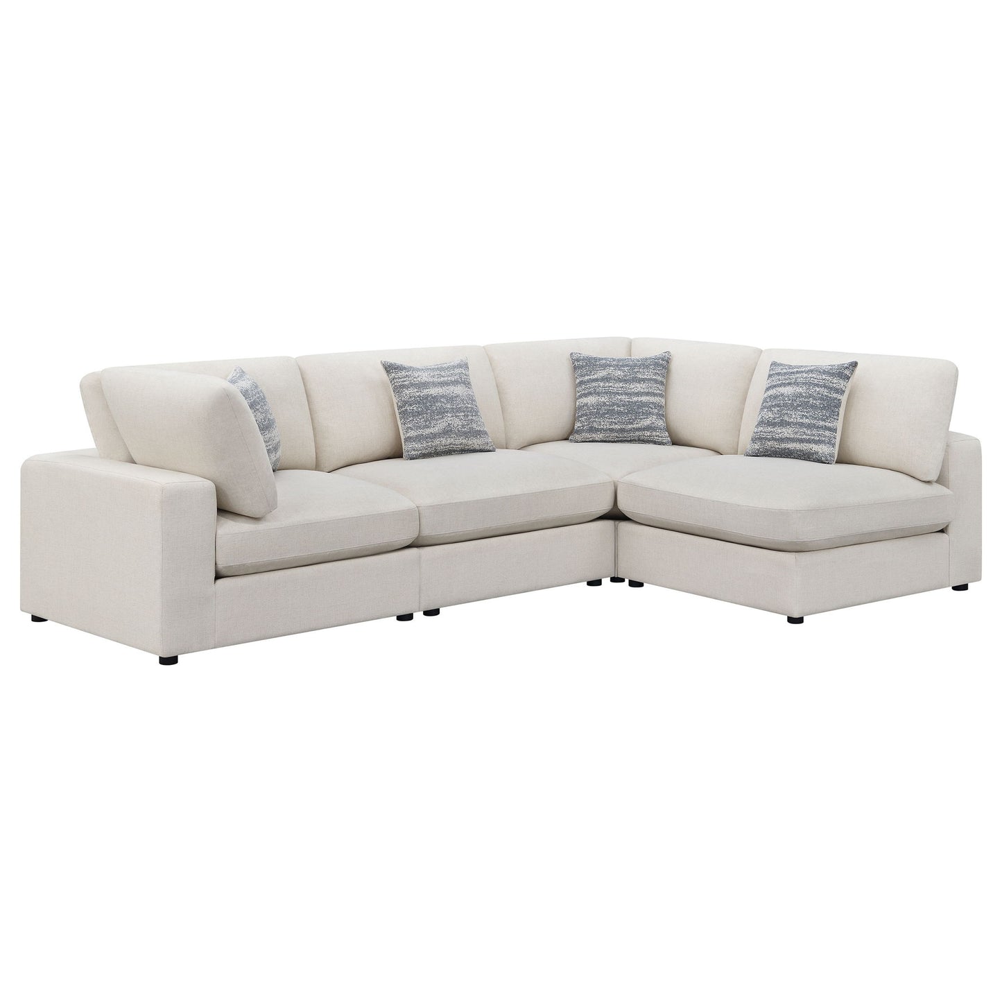 Rhette - Upholstered Sectional With Reversible Cushions
