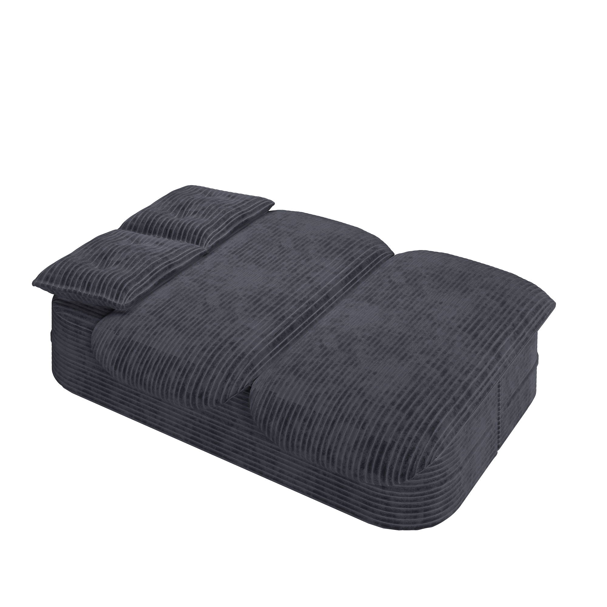 Convertible Floor Sofa Bed With Multi Functional Blanket - Thumbnail 2