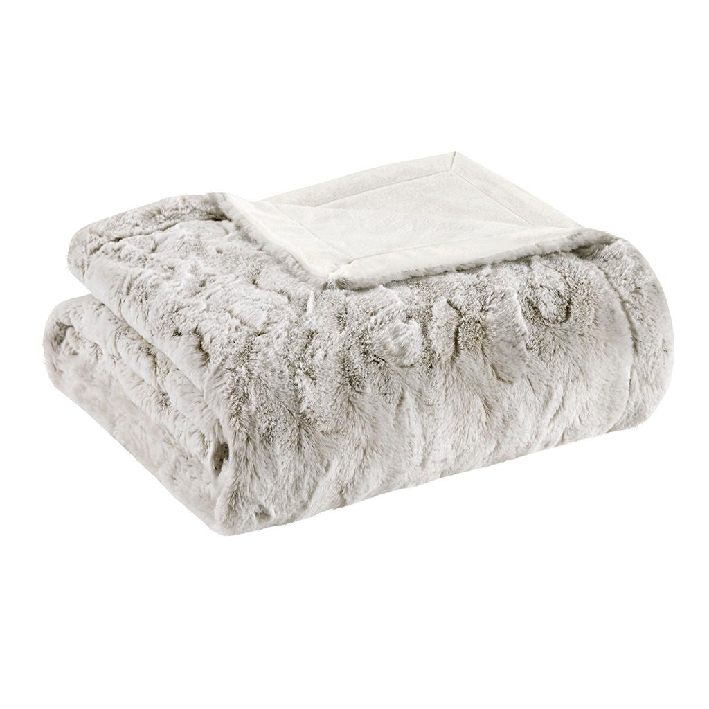 Zuri - Oversized Throw - Snow Leopard