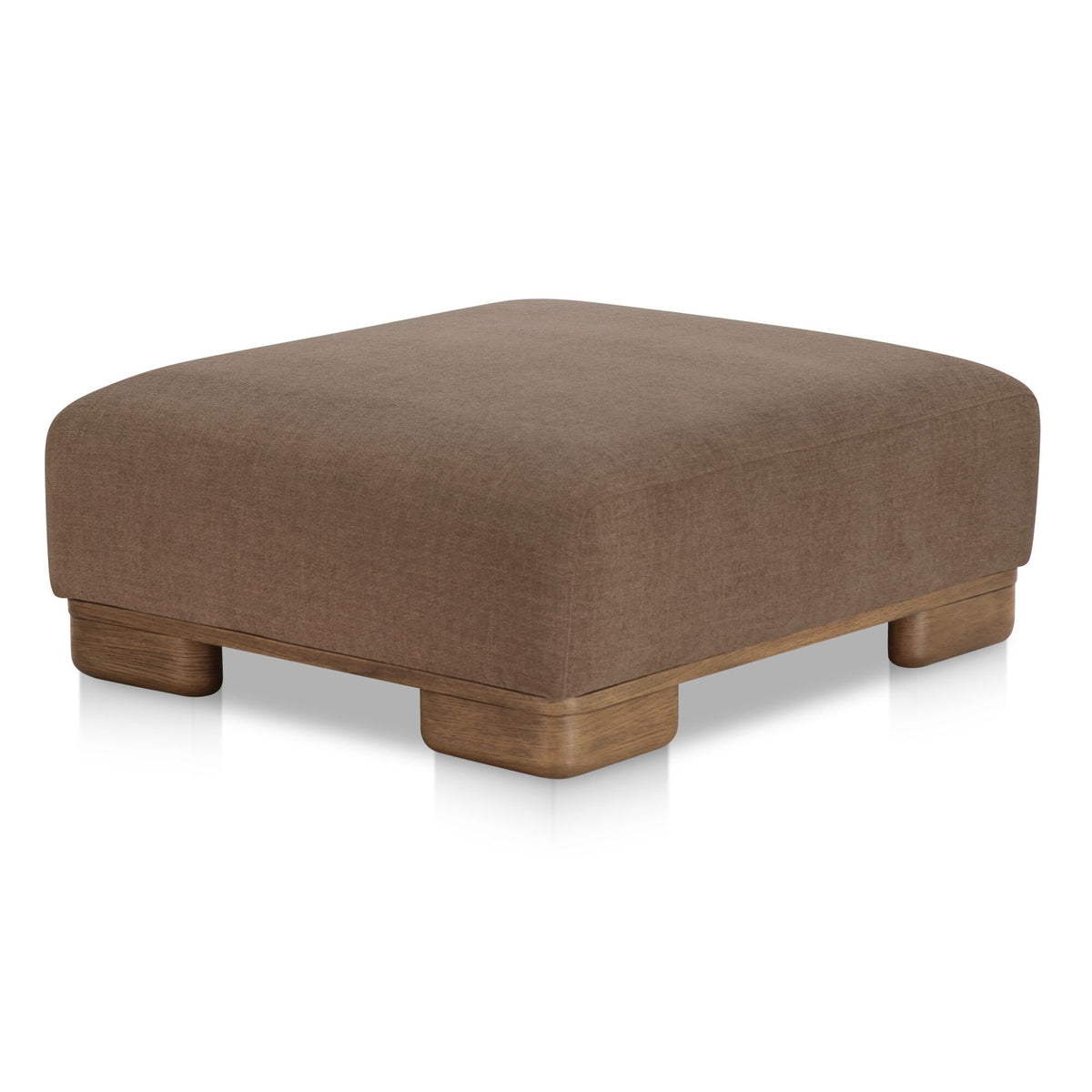 June - Ottoman - Dark Brown