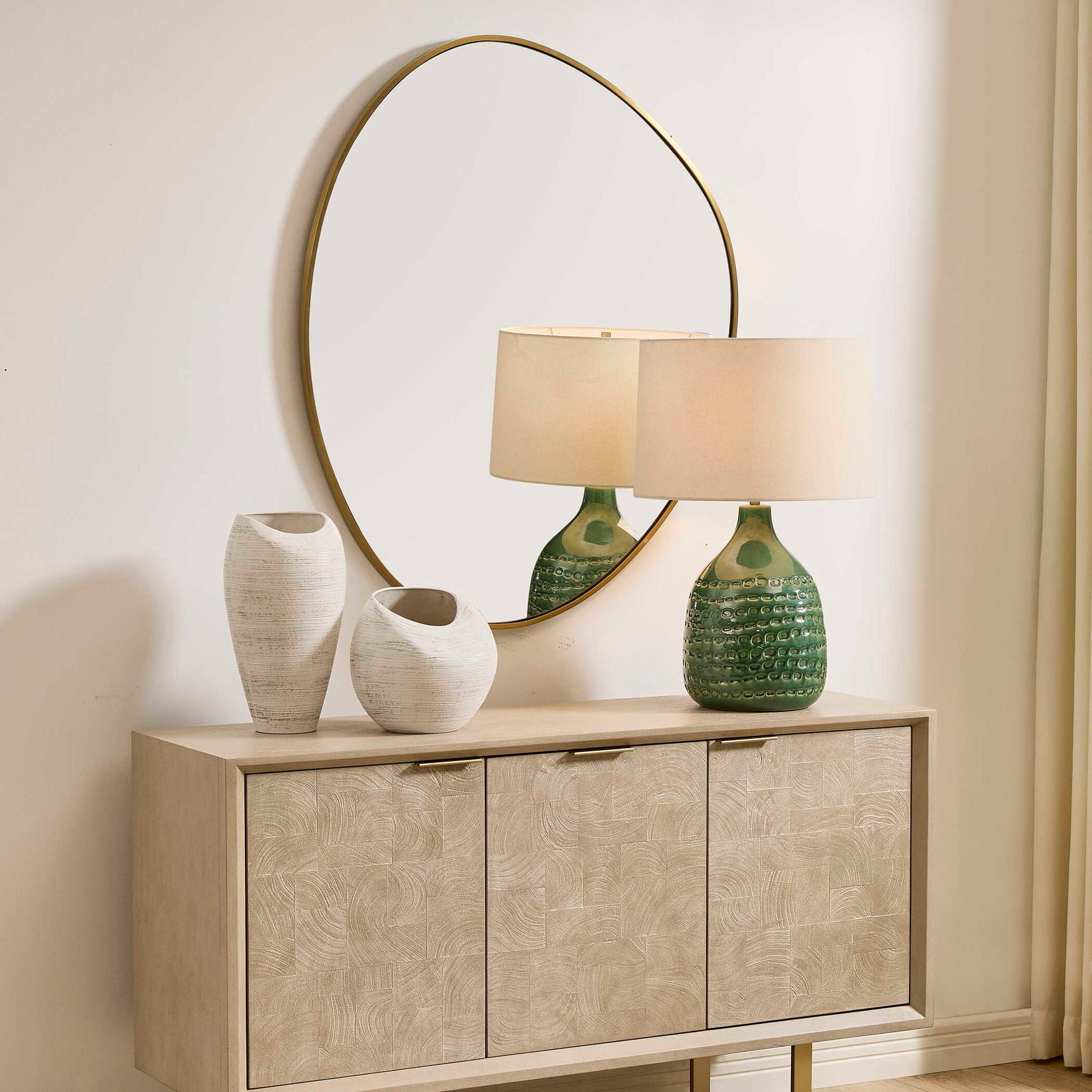 Distort - Mirror - Antique Brass