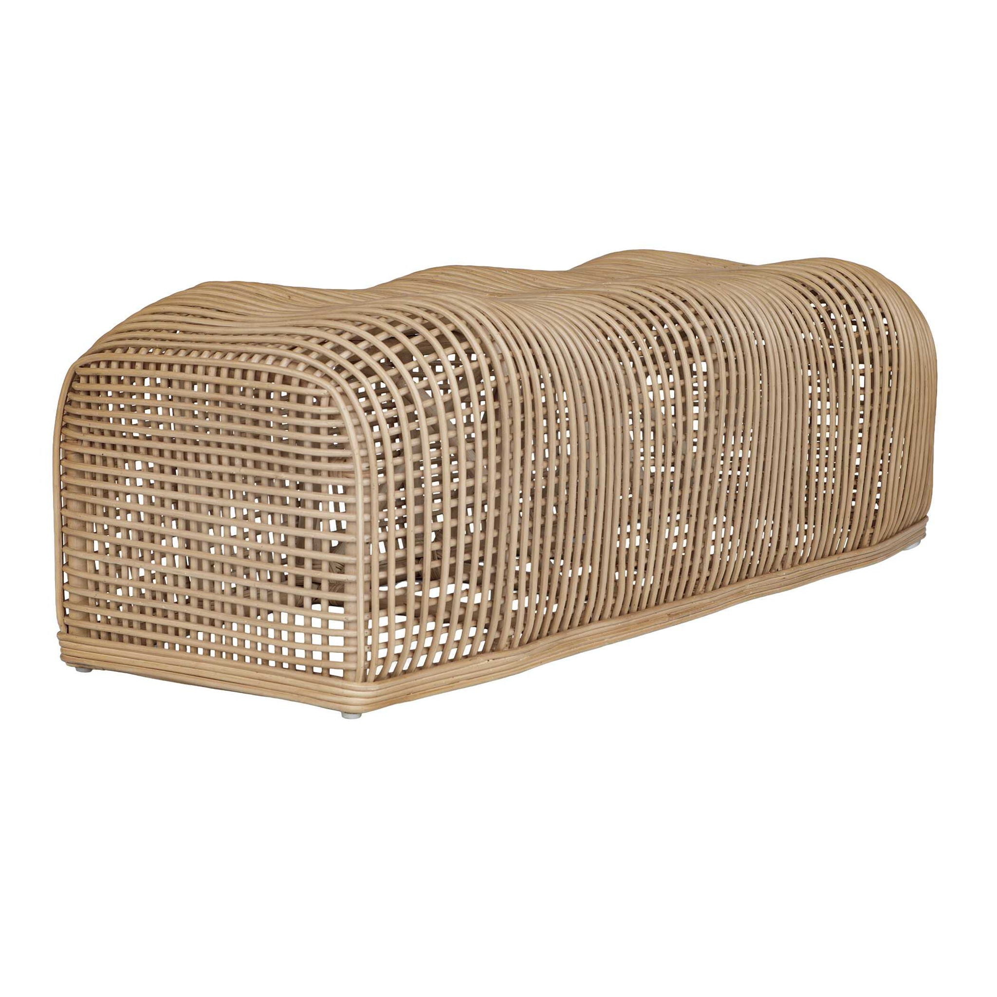Tino - Rattan Bench - Woodtone