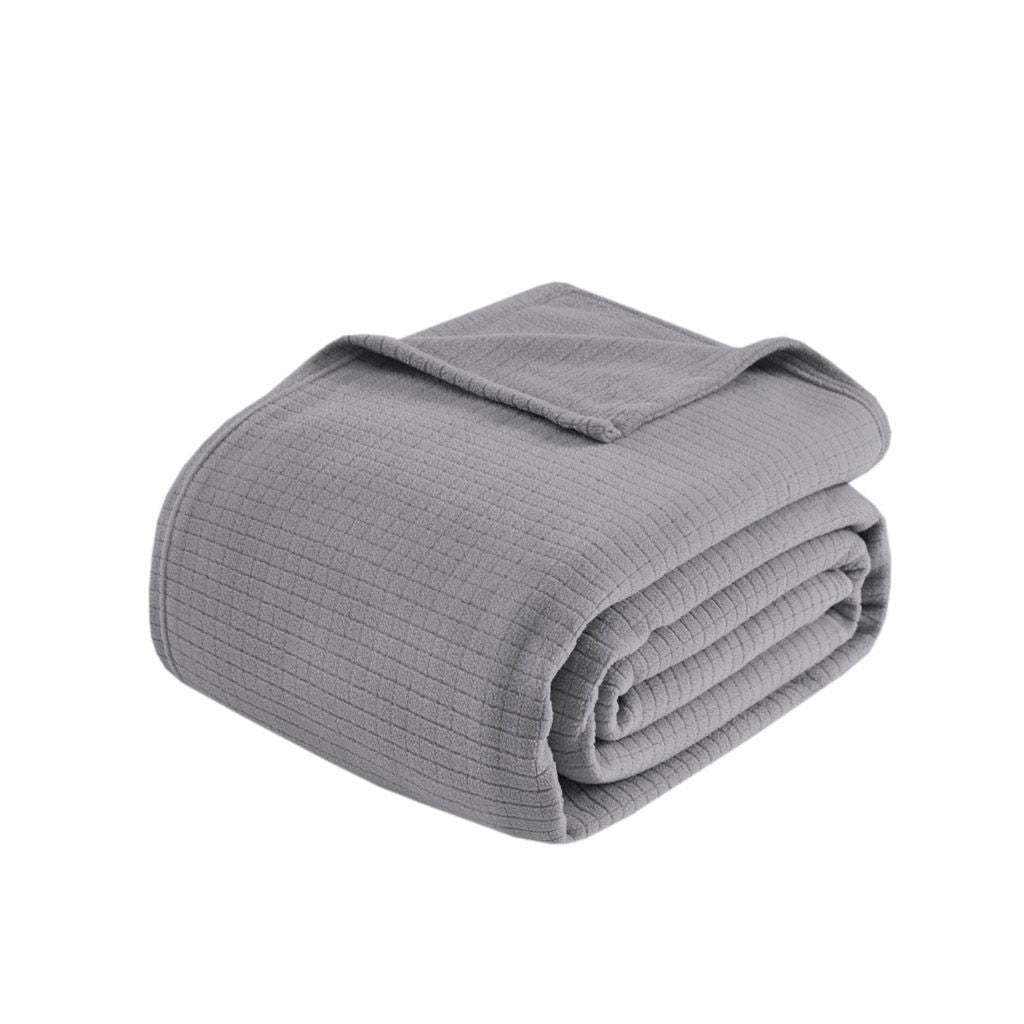 Microfleece - Twin Blanket - Gray