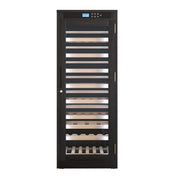 Intelligent Temperature Controlled Multi Tiered Grape Wine Cabinet - Black