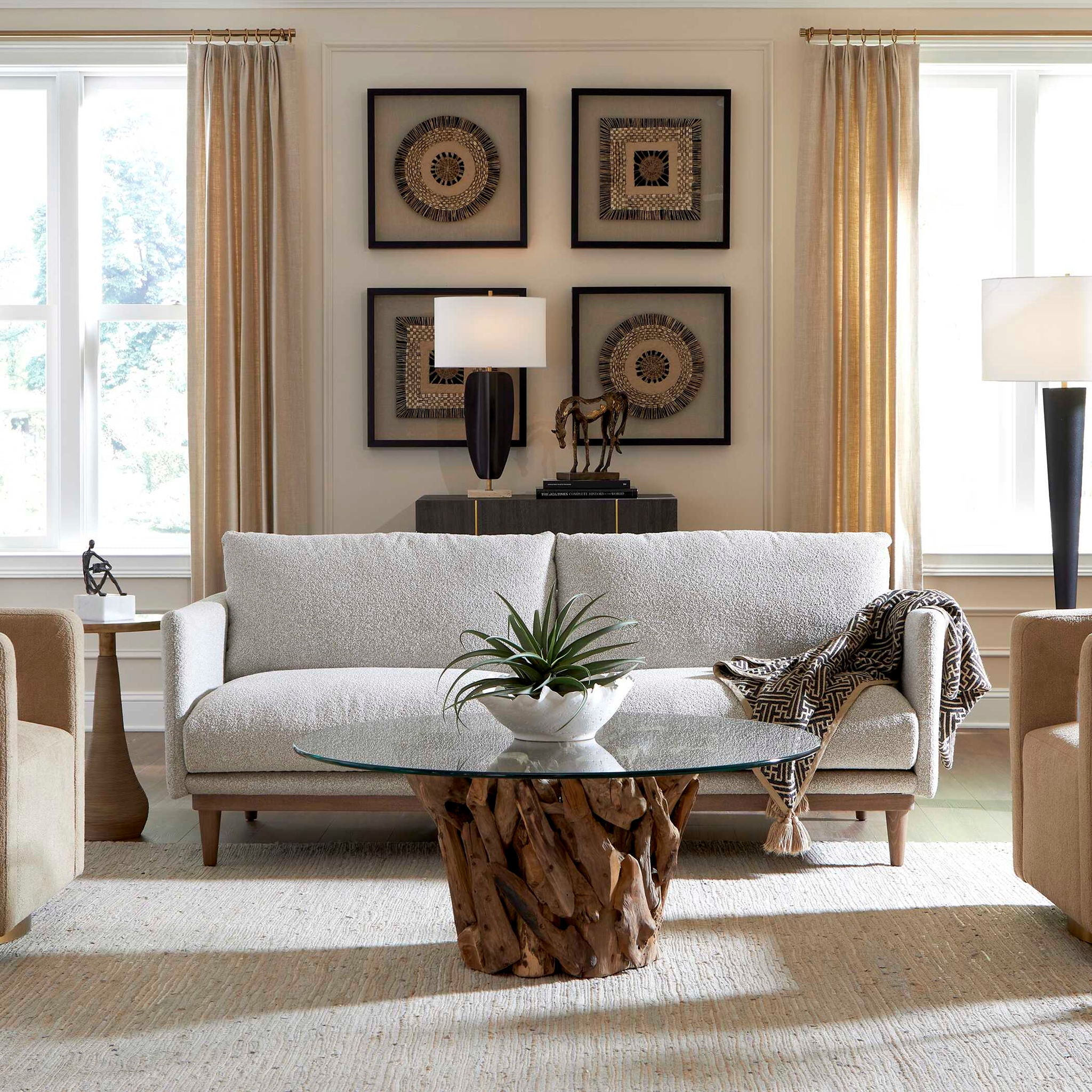 Freefall - Gray Ceruse Sofa