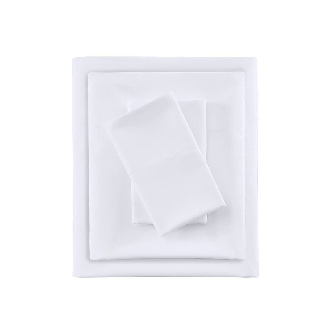 Smart Cool Microfiber Sheet Set - White