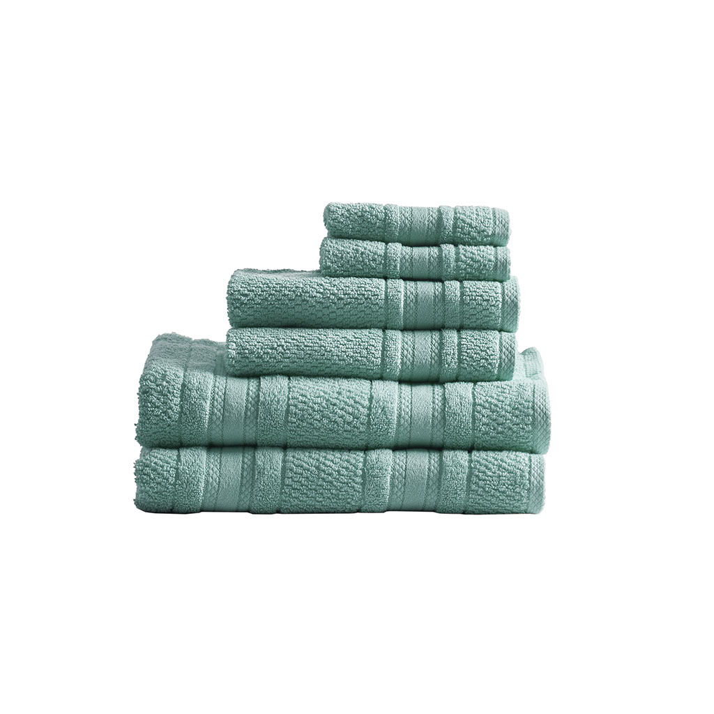 Adrien - 6 Piece Towel Set - Teal