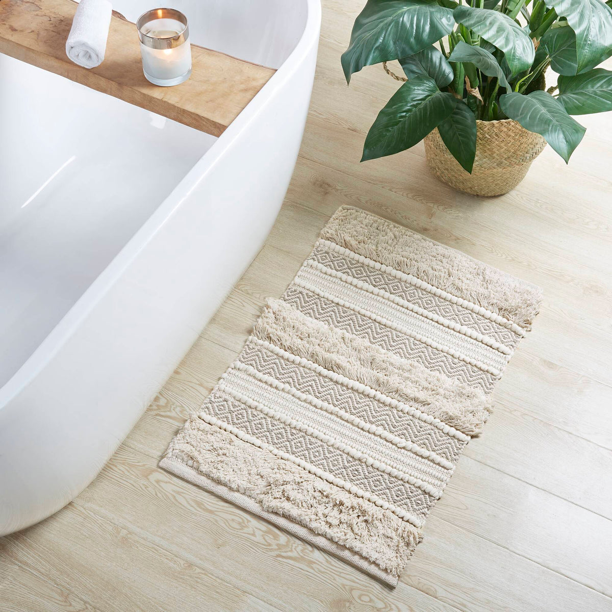 Asher - 20" x 32" Bath Rug - Natural