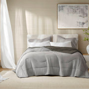 Full/Queen Reversible Tencel Comforter Blanket - Gray