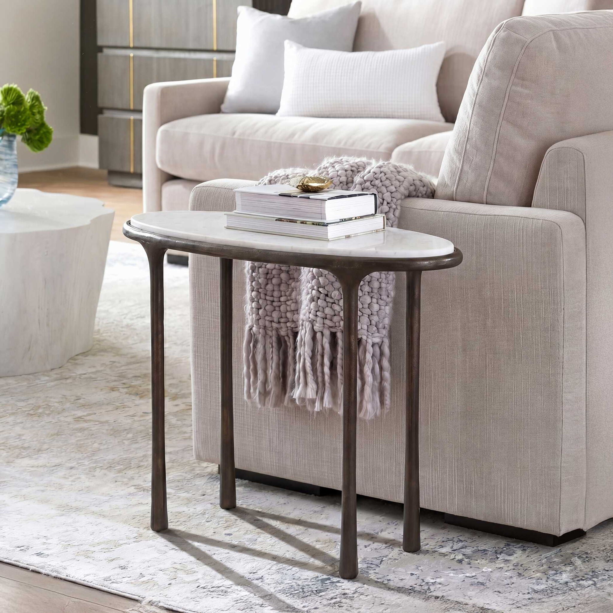 Ata - Accent Table - Dark Bronze