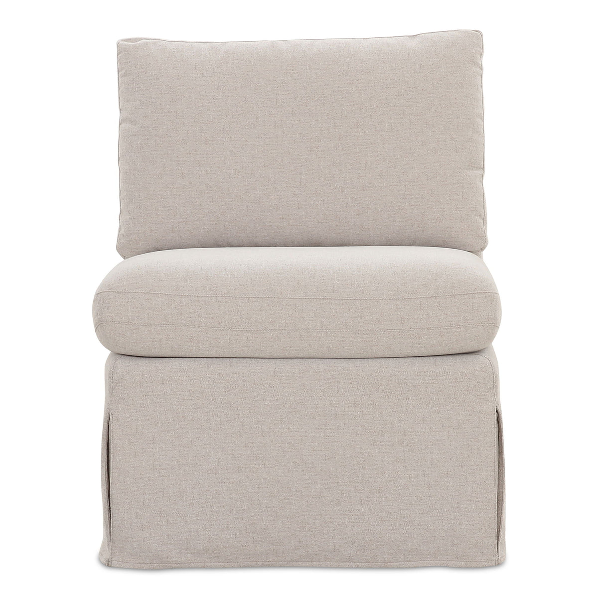 Fable - Slipcover Dining Slipper Chair - Beige