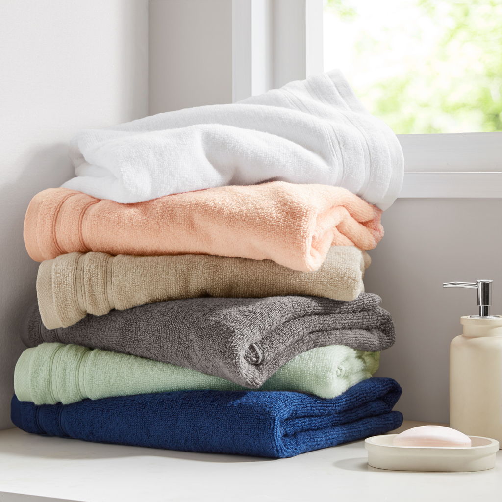 400GSM Essential Bundle Quick Dry 6 Piece Towel Set - White