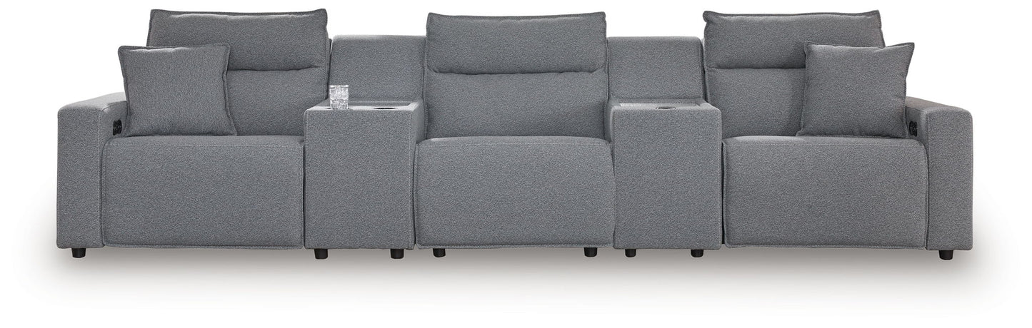 Modmax II - Reclining Sectional - Salt And Pepper