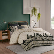 Marta - 3 Piece And Flax Linen Blend Comforter Set - Natural