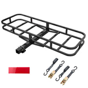 Heavy Duty Alloy Steel Cargo Basket With 500 Lbs Load Capacity In For Cars, Suvs, Trucks, And Trailers - Black
