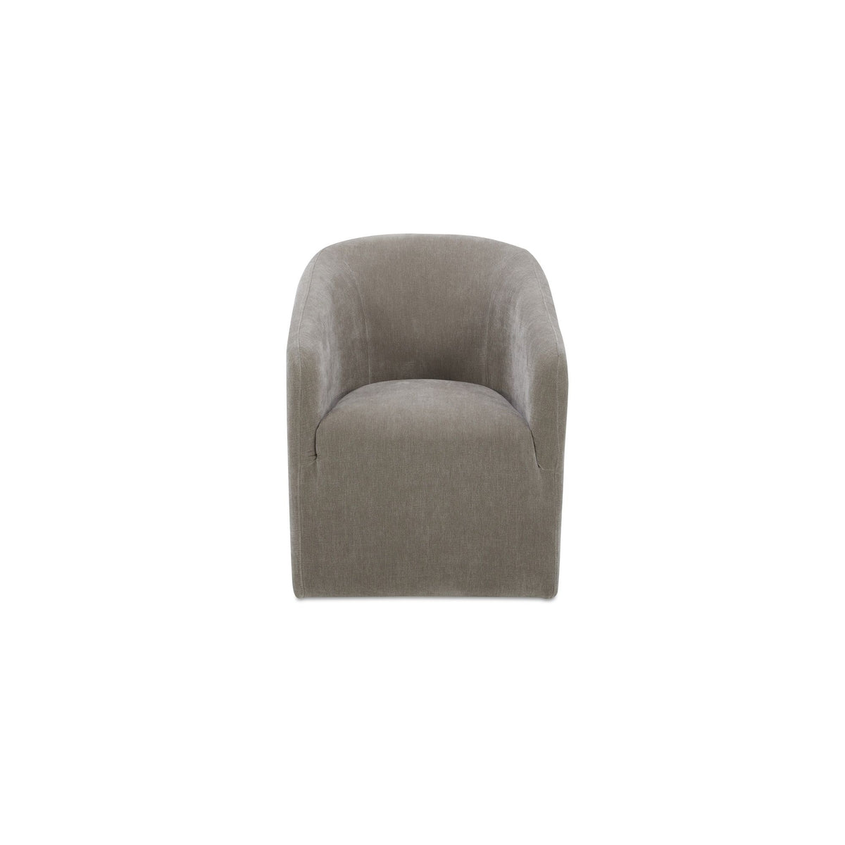 Sandy - Rolling Dining Chair - Taupe / Tan