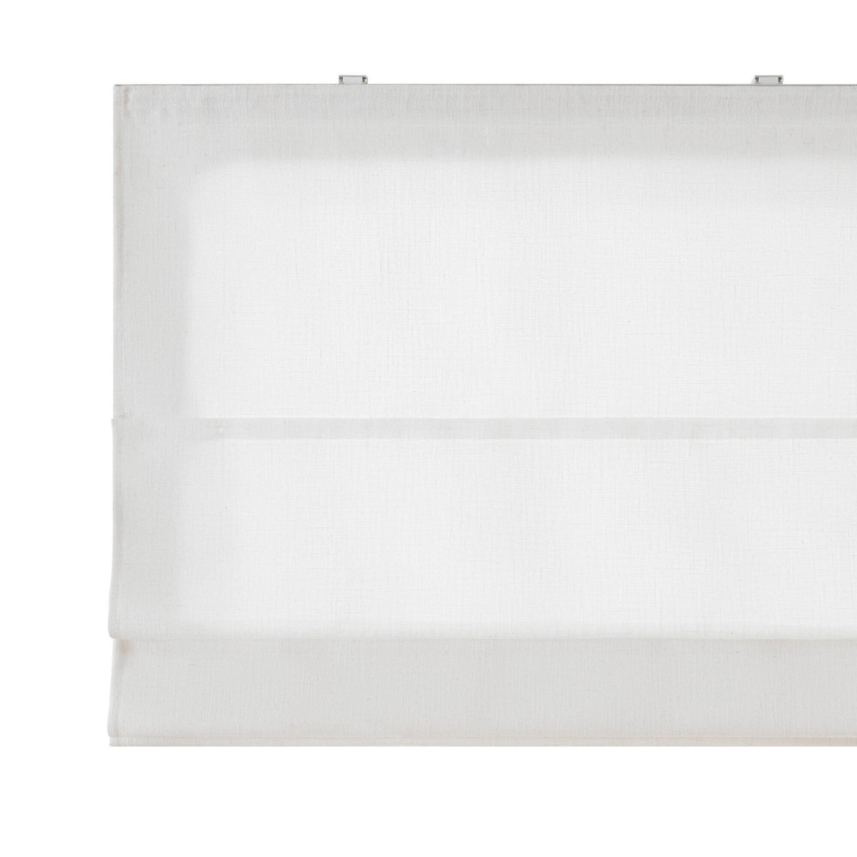 Emery - 64" x 27" Cordless Roman Shade - White