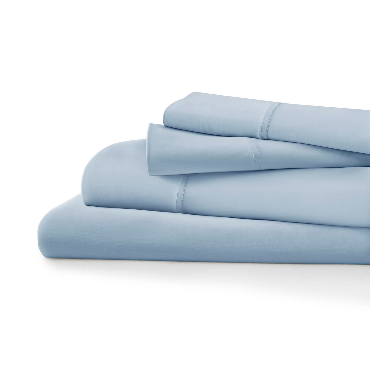 Cooling - King Stretch Jersey Sheet Set - Blue