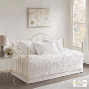 Sabrina - Twin 5 Piece Tufted Daybed Set - Off White